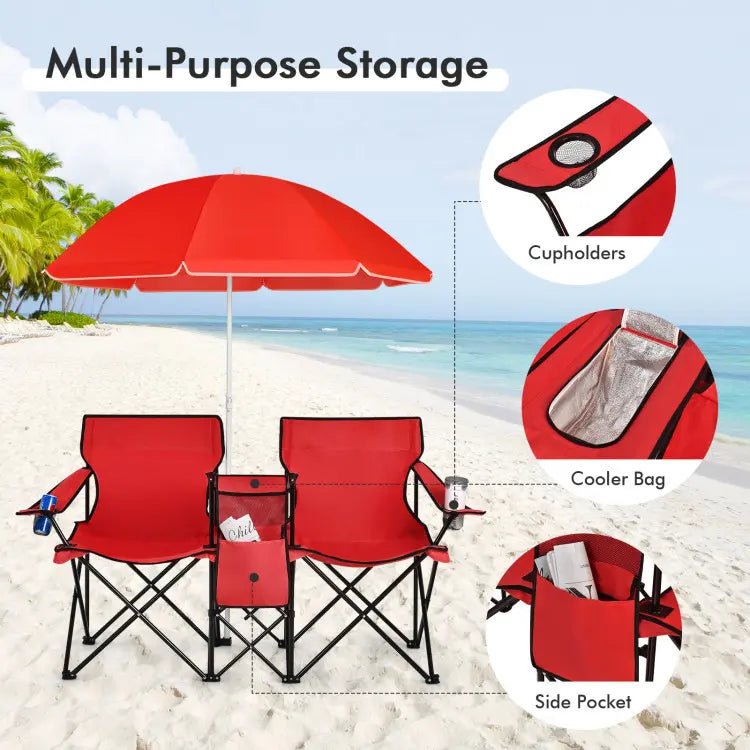 All-in-One Outdoor Chair – Sit, Shade & Chill