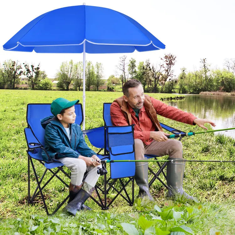 All-in-One Outdoor Chair – Sit, Shade & Chill