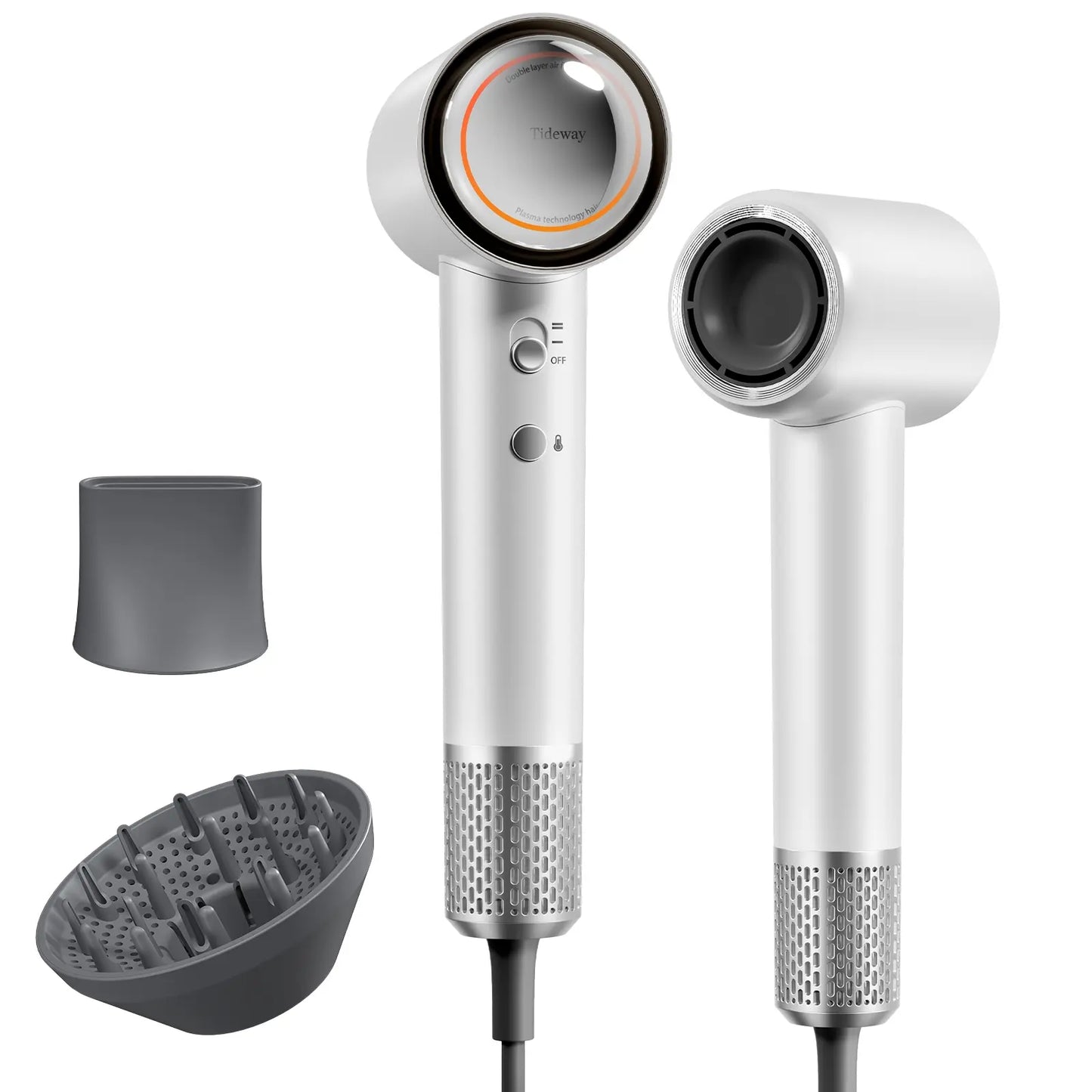 High-Speed Ionic Hair Dryer, Plasma Tech, Smart Heat Control, Anti-Frizz