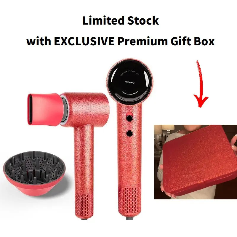 High-Speed Ionic Hair Dryer, Plasma Tech, Smart Heat Control, Anti-Frizz
