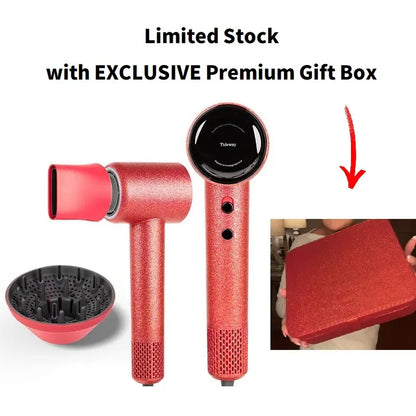 High-Speed Ionic Hair Dryer, Plasma Tech, Smart Heat Control, Anti-Frizz