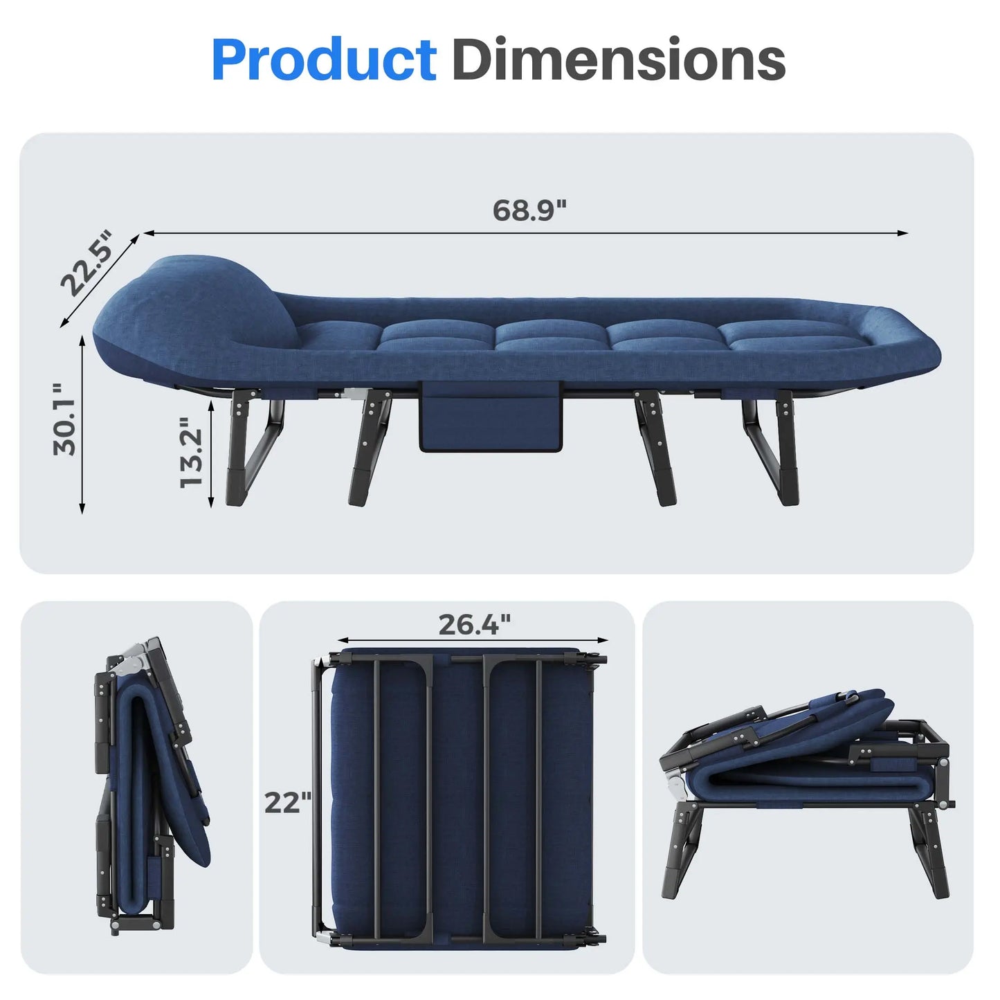 Portable & Foldable – Perfect for Travel & Car Trips
