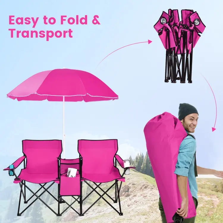 All-in-One Outdoor Chair – Sit, Shade & Chill