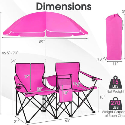 All-in-One Outdoor Chair – Sit, Shade & Chill