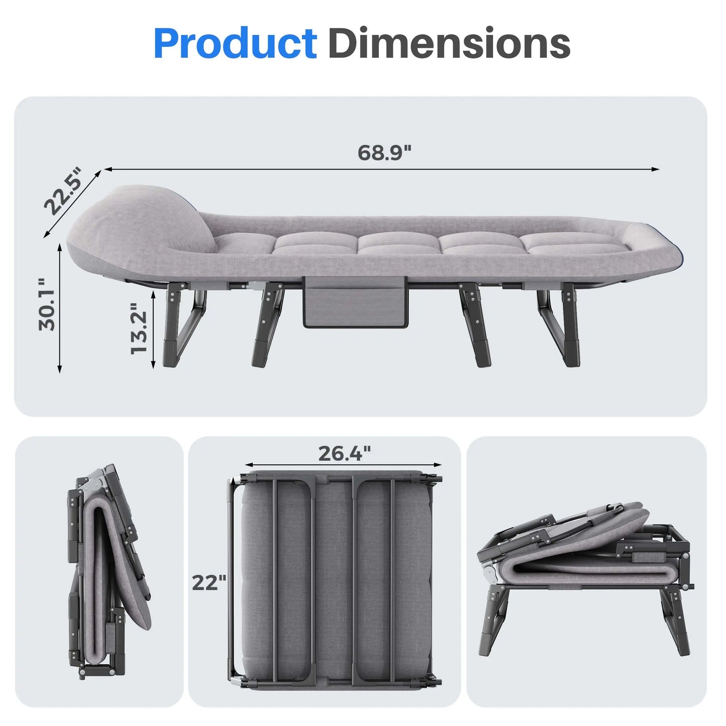 Portable & Foldable – Perfect for Travel & Car Trips