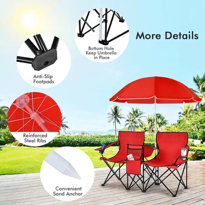 All-in-One Outdoor Chair – Sit, Shade & Chill