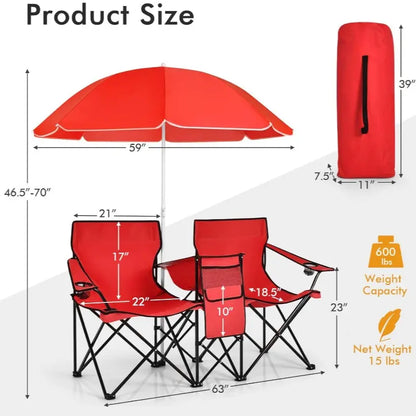 All-in-One Outdoor Chair – Sit, Shade & Chill