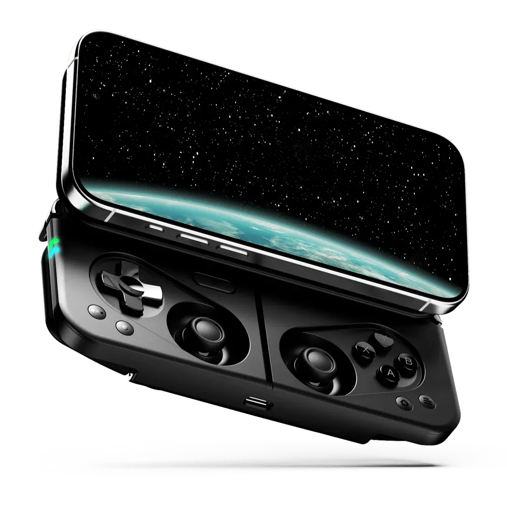 Compact Mobile Controller, Slide-Out Bluetooth Gamepad for Cloud & Mobile Gaming